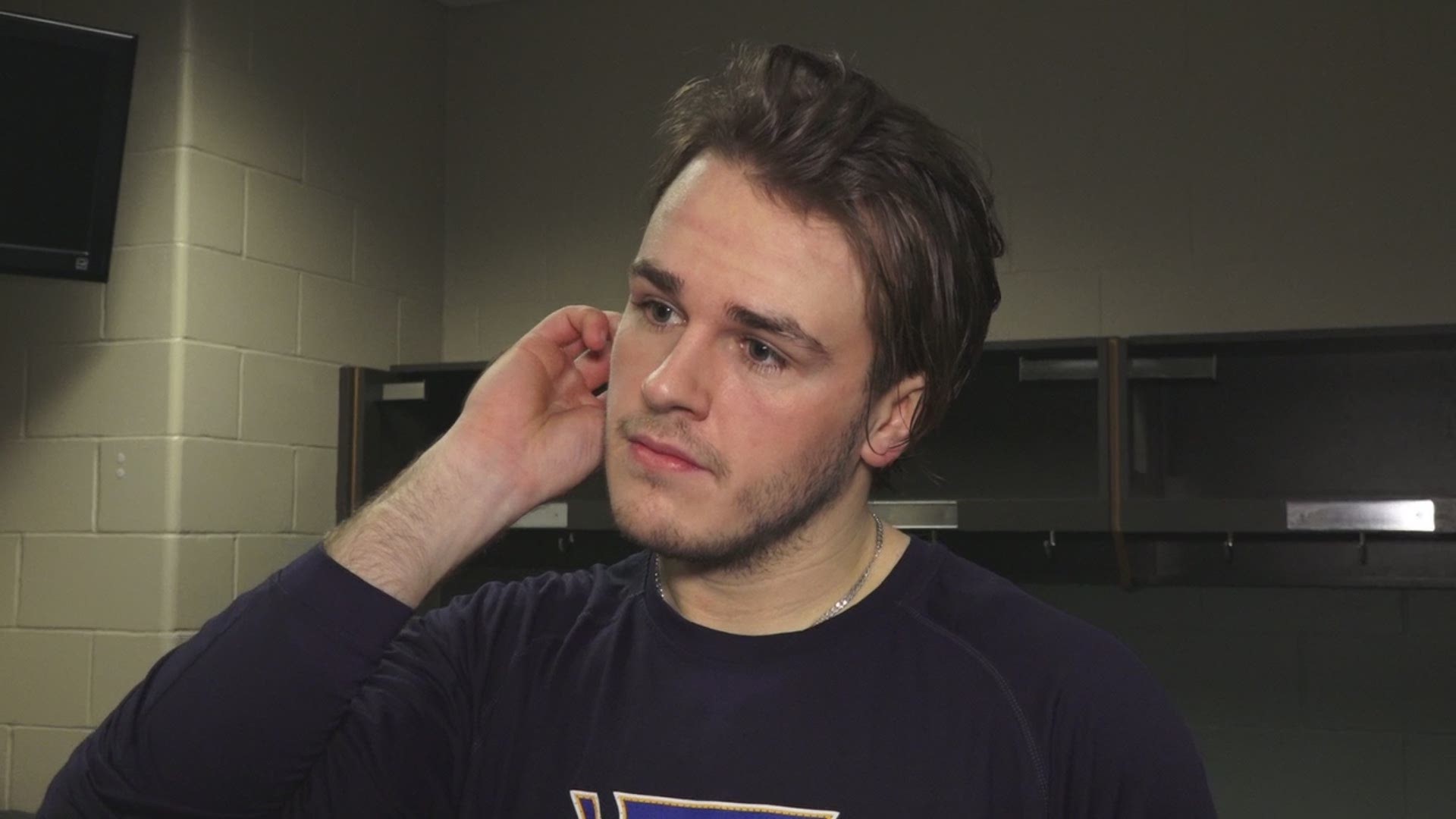 Sammy Blais talks after the Blues get their second OT win in a row, beating the Minnesota Wild 4-3 Saturday. Video courtesy: St. Louis Blues