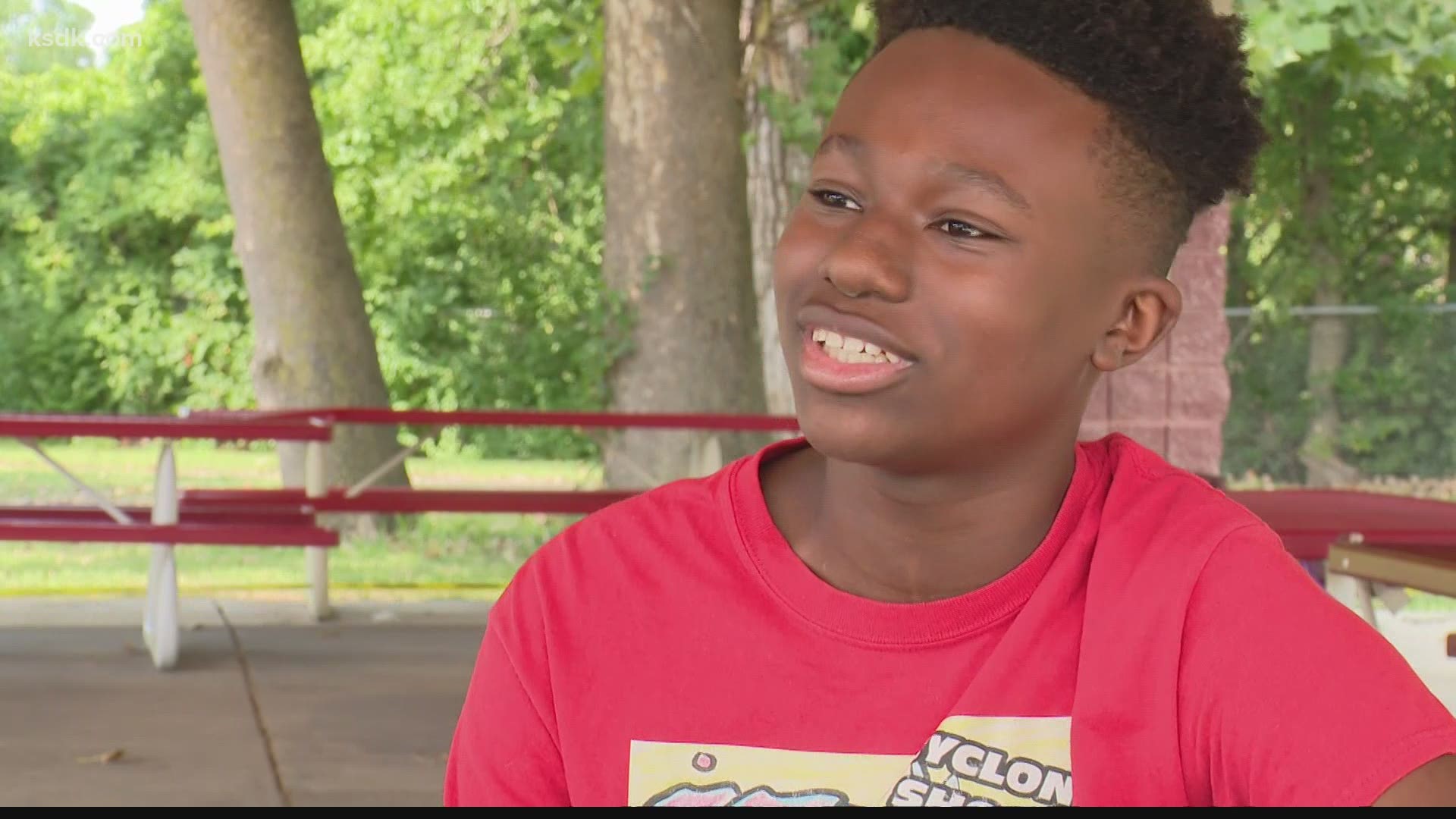 An eighth grader just published his first comic book. Messiah Sampson includes a message of inspiration on the pages.