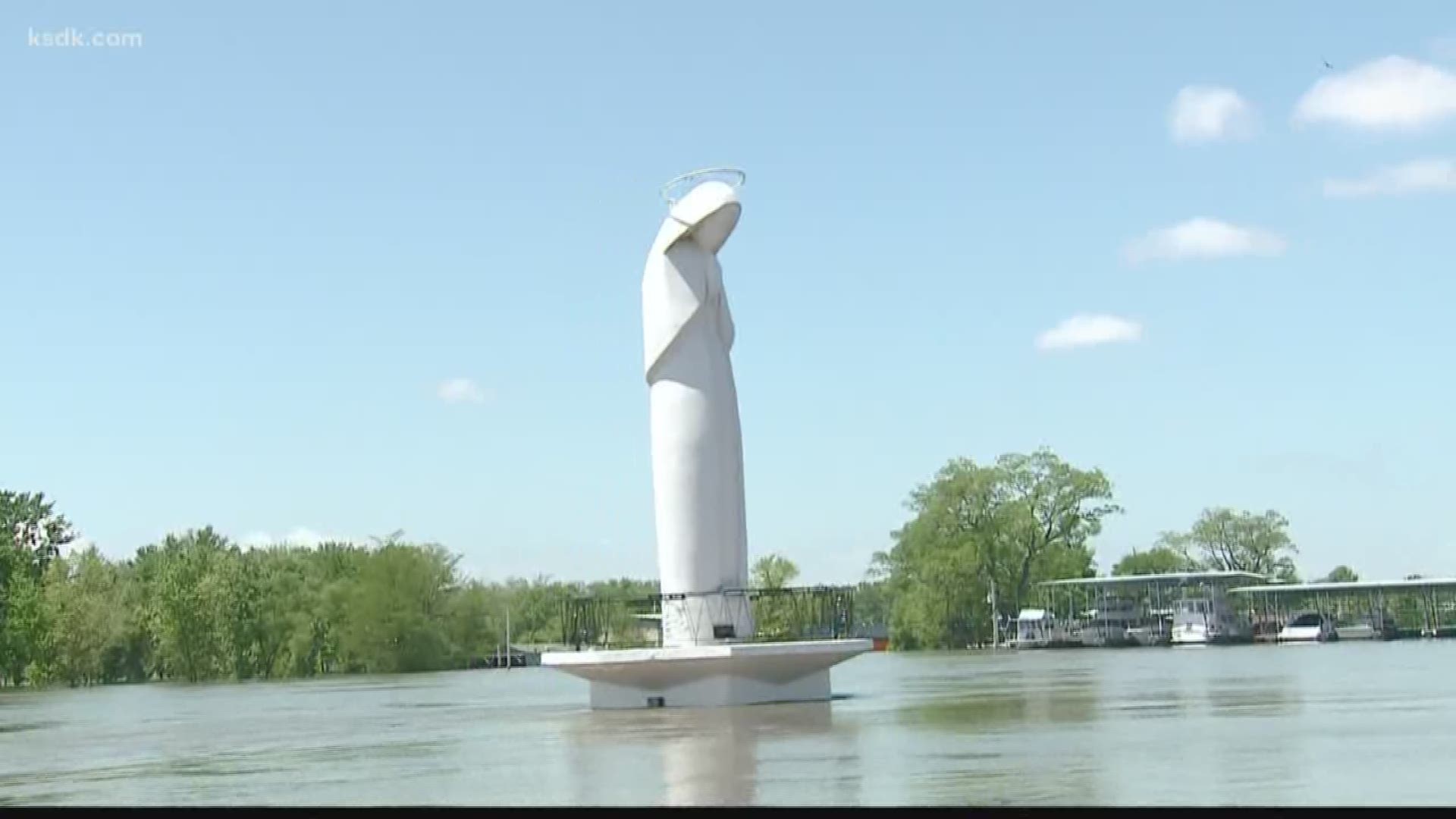 Some of the smallest towns in Missouri are experiencing the worst of the flooding. About 350 people in St. Charles County call Portage Des Sioux home. But over the last week, that number has dwindled to about 30.