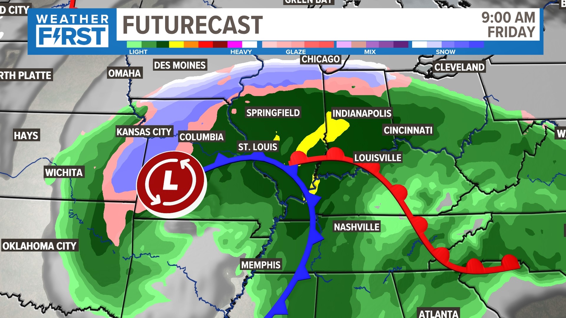 St. Louis Weather Forecast: Rain, Snow Moves In Friday | Ksdk.com