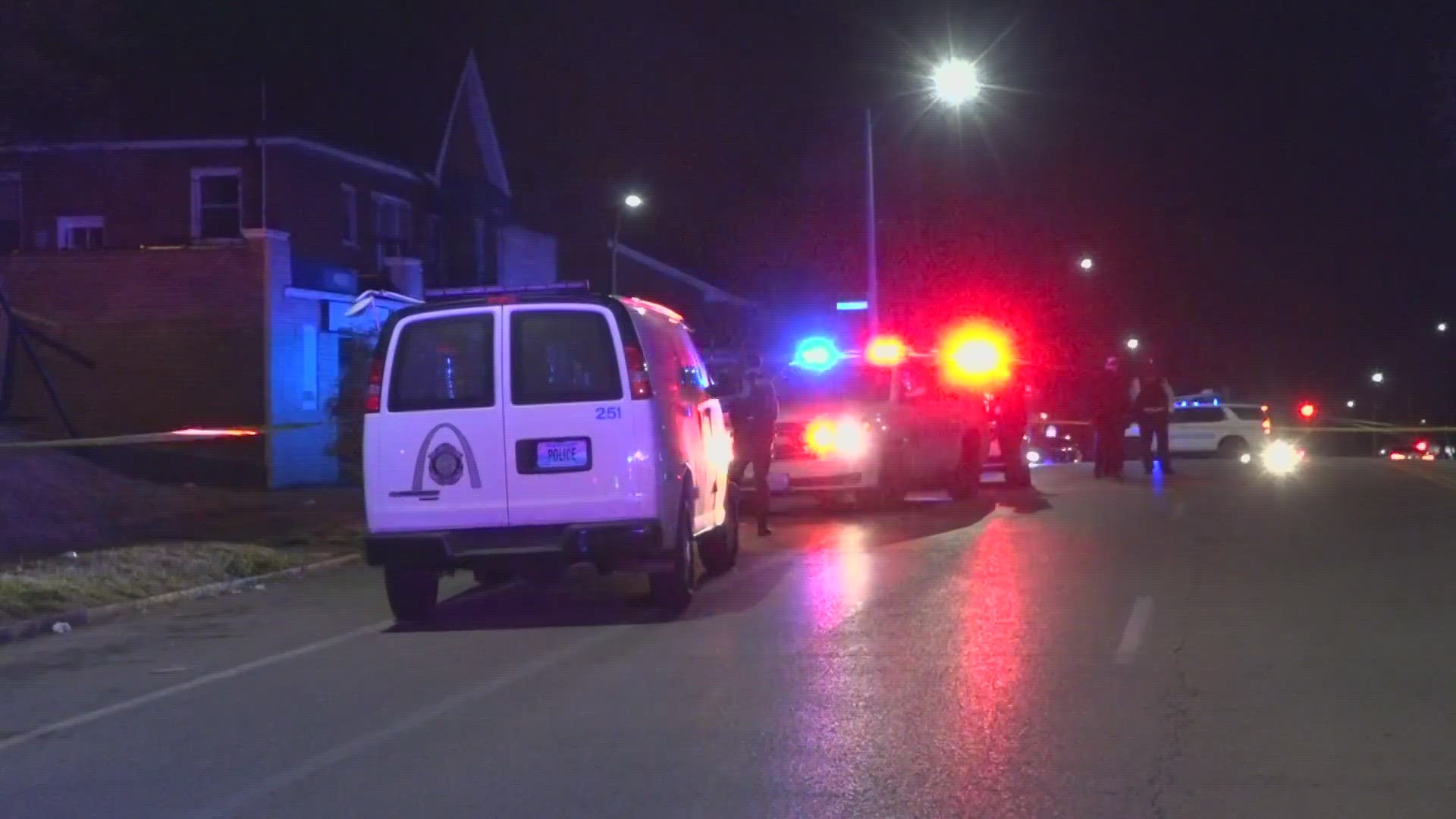 An investigation is underway after a man in his 50s was shot and killed in north St. Louis