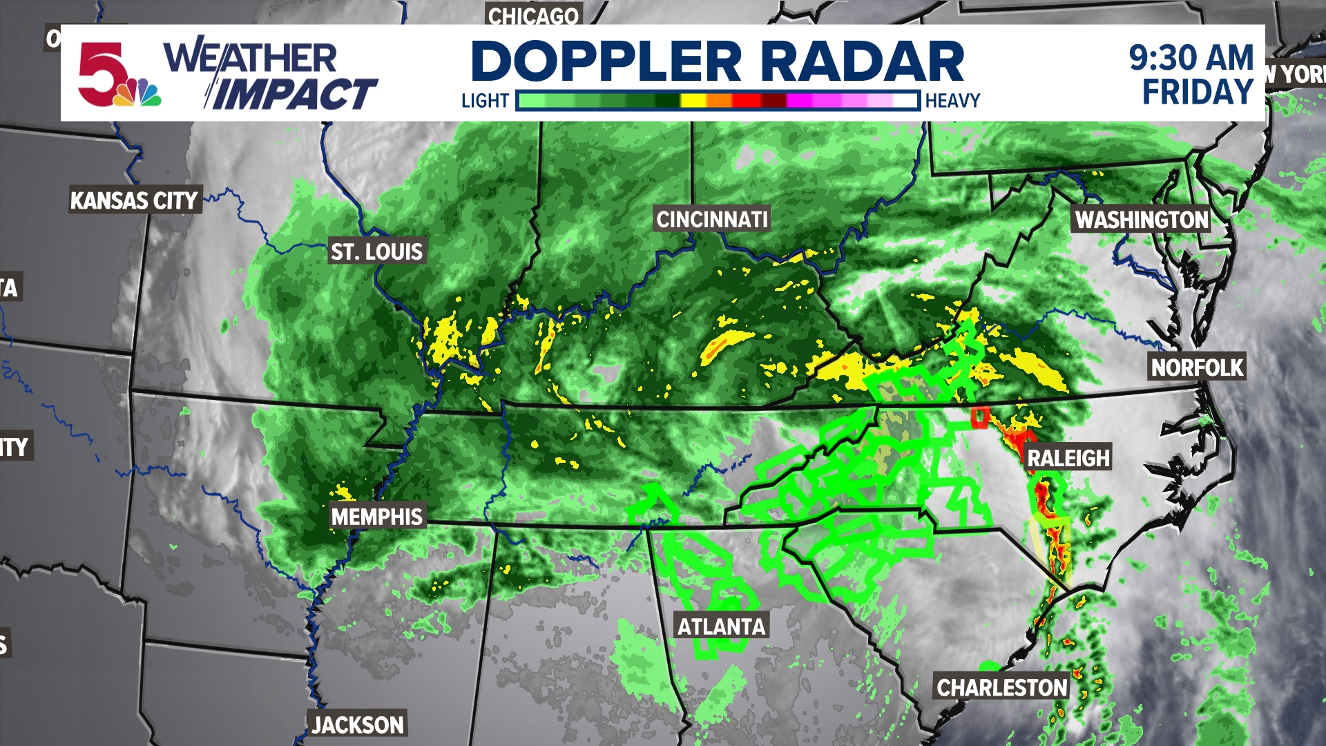St. Louis forecast: Cooler weather, rain chances this week | ksdk.com