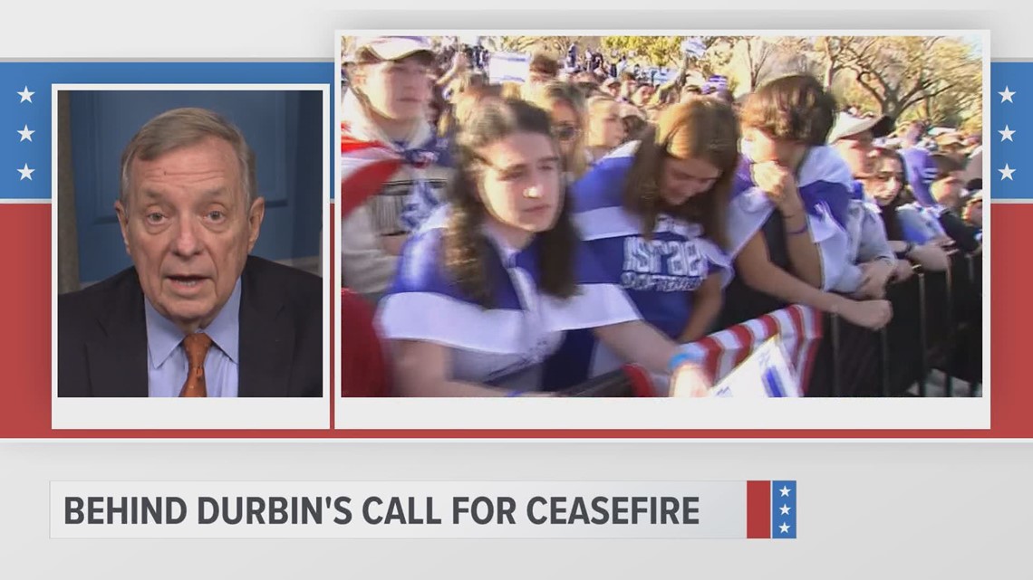 Sen. Durbin Israeli soldiers need 'standard of conduct' in Gaza - Vimarsana News