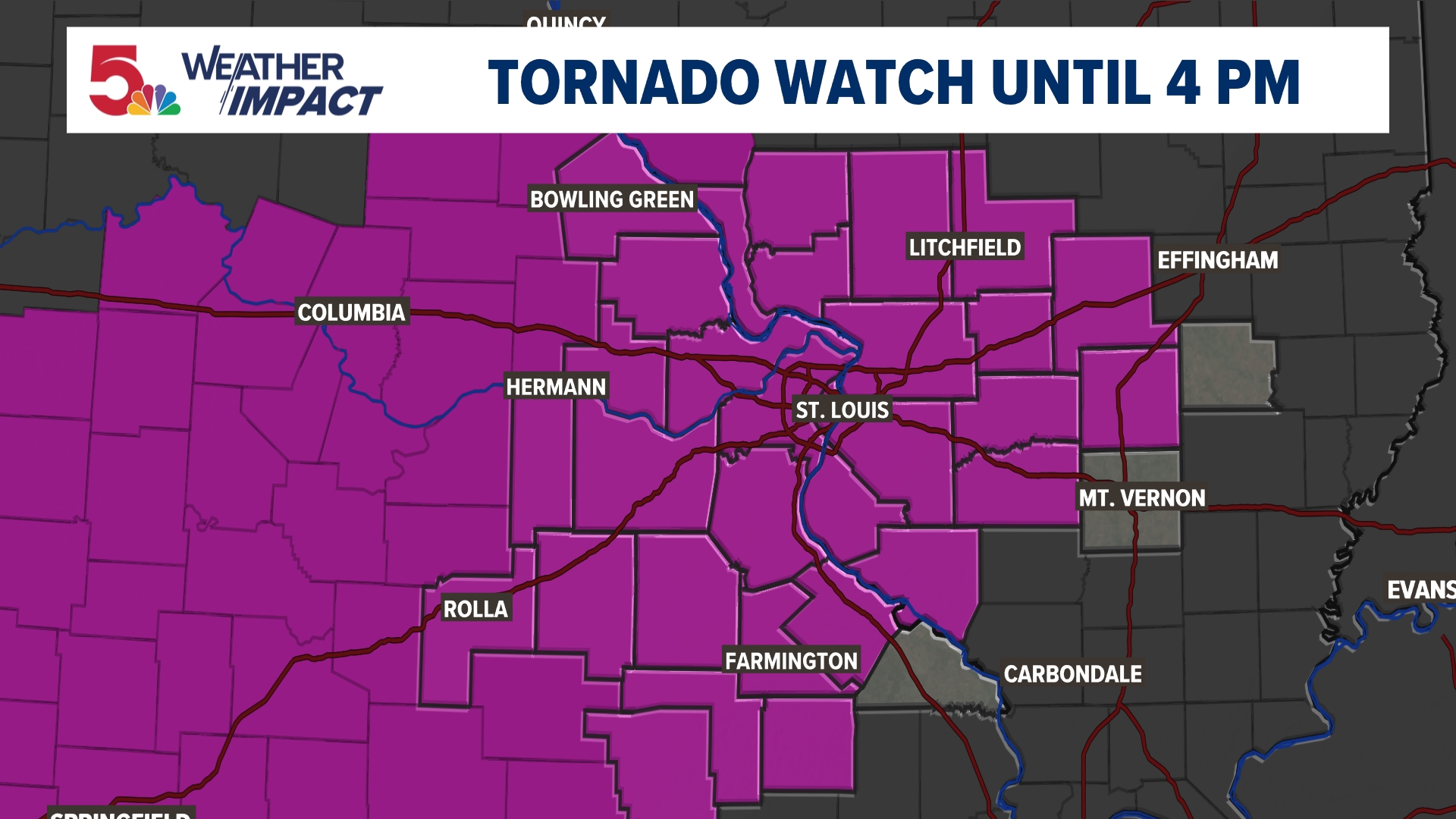 St. Louis tornado warnings | April 2 storms trigger twister alerts ...