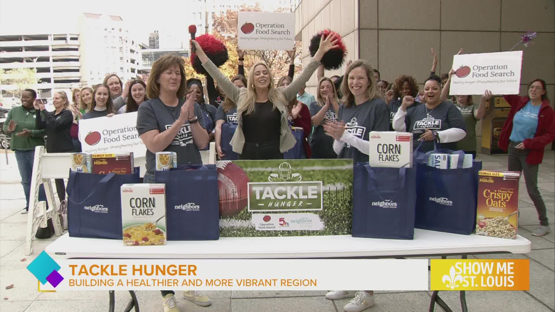 Neighbors Credit Union has partnered with Operation Food Search, KSDK, and local high schools to collect non-perishable food donations.