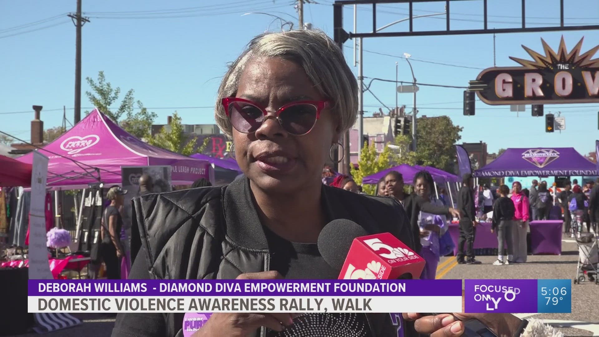 Diamond Diva Empowerment Foundation hosted its 3rd Annual Domestic Violence Awareness rally and walk.