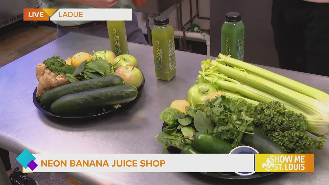 Neon Banana juice shop celebrates National Green Juice Day with fresh