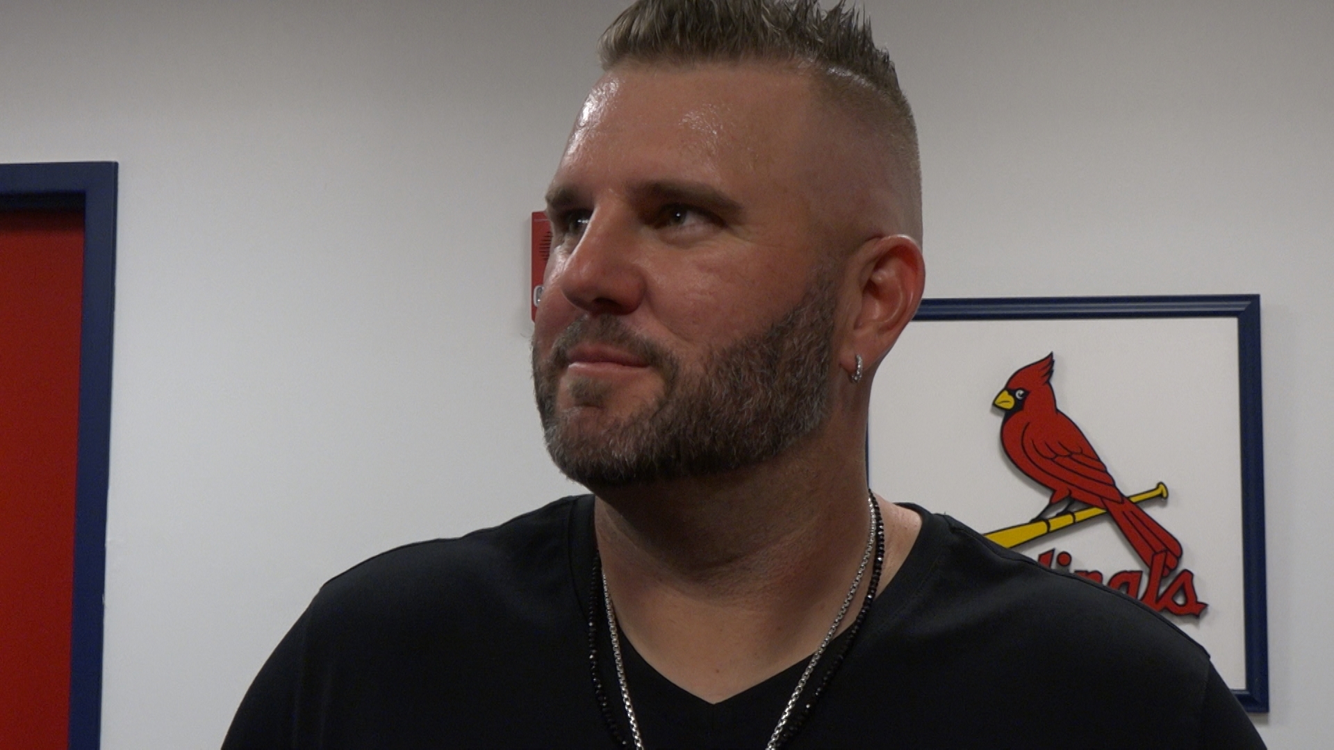 Matt Adams signed a one-day contract with the St. Louis Cardinals so he could retire a Redbird. While he was in St. Louis, he hit 59 regular season home runs.