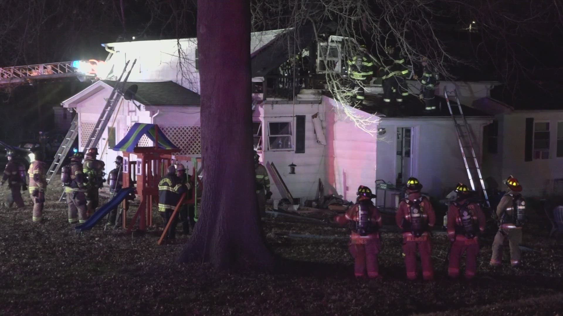 A family of five was able to escape a house fire that erupted early Wednesday in Affton. Officials said the fire started in one of the kids' bedrooms and spread.