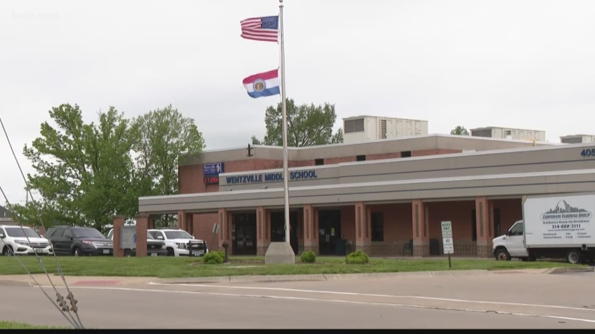 A student at Wentzville middle school is in police custody after bringing a gun onto school property.