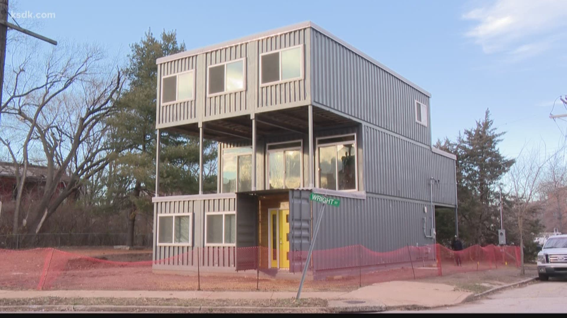 What were once old, useless steel containers are now a living space in St. Louis. It might be the most unique home inside Old North St. Louis. The home is made out of shipping containers.