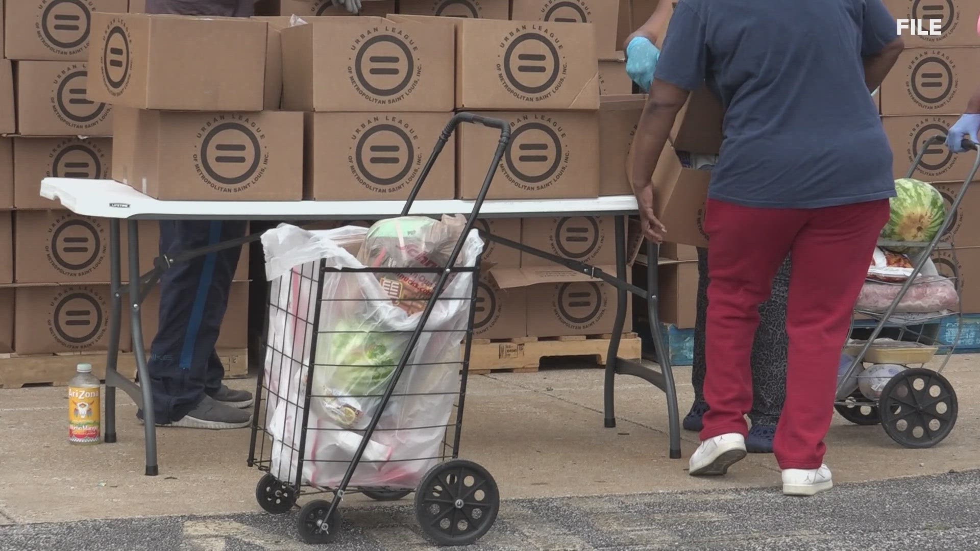 The Urban League is hoping the third time is the charm, as it prepares to give away tons of food. The organization had to postpone its M-L-K food distribution event.