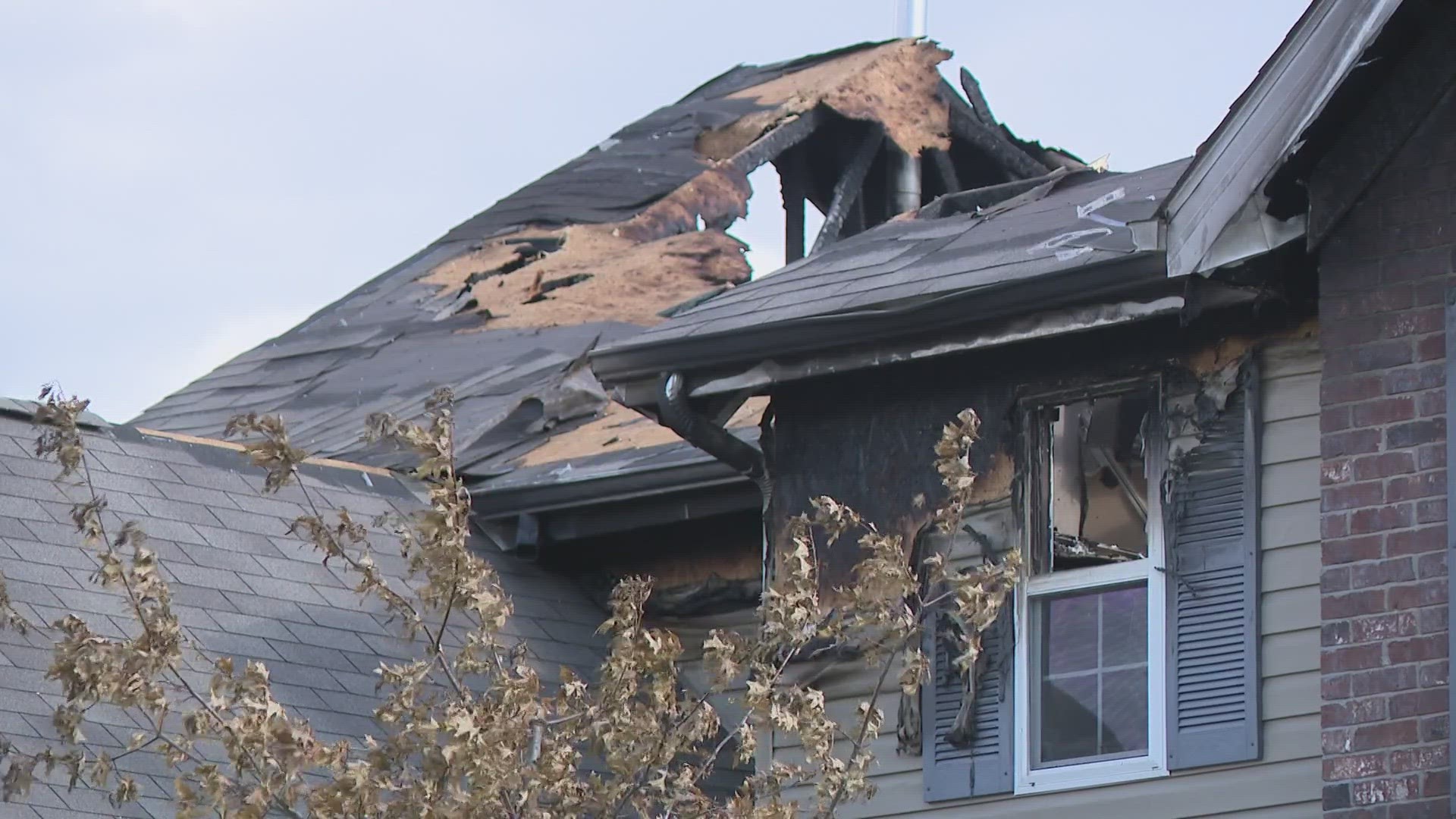 At least three families are without a home after a massive fire in Maryland Heights. The fire broke out early Sunday morning on Maryland Oaks Circle.