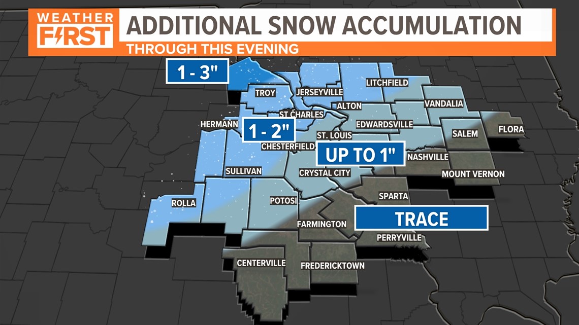 St. Louis forecast Winter storm arrives Monday afternoon