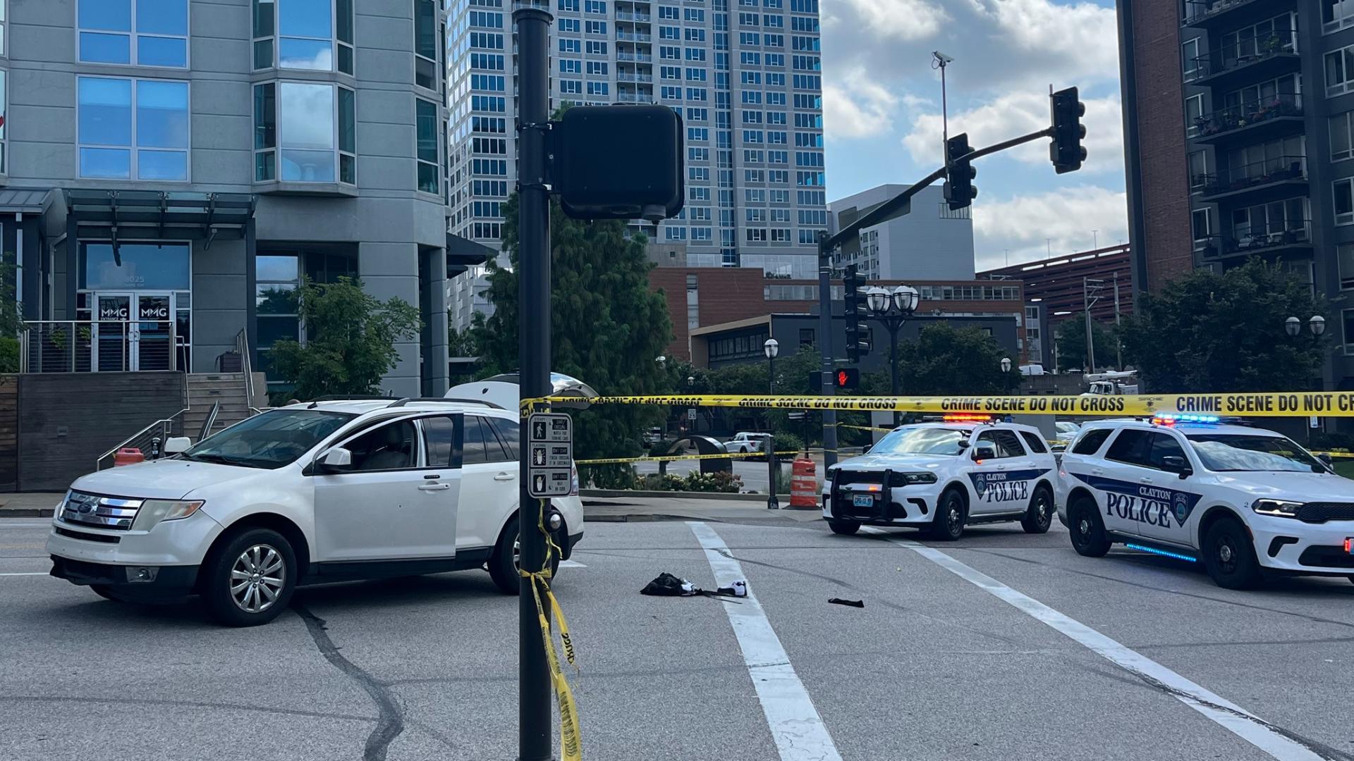 Person shot, wounded in downtown Clayton Thursday morning