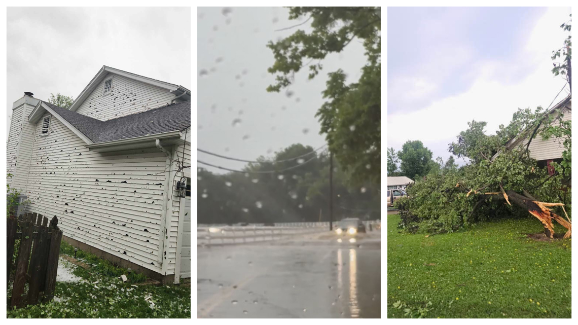 Hail, wind, flooding cause damage around St. Louis area - Vimarsana News