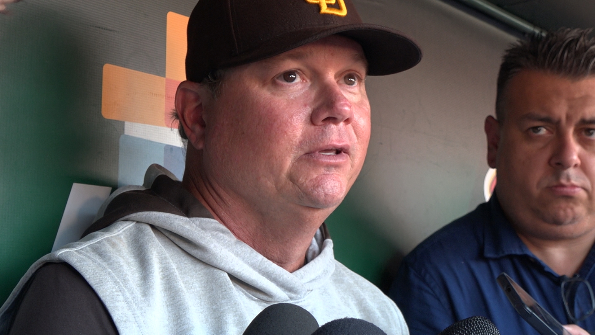 San Diego Padres manager Mike Shildt, who coached the Redbirds from 2018-21, talked with the media before Monday's game at Busch Stadium.