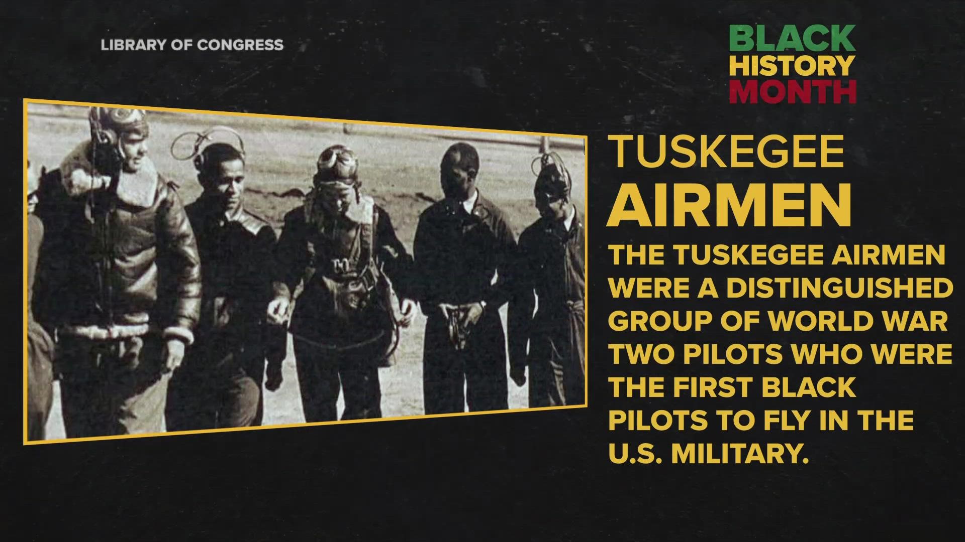 The Tuskegee Airmen were a distinguished group of WWII pilots who were the first Black pilots to fly in the U.S. military.