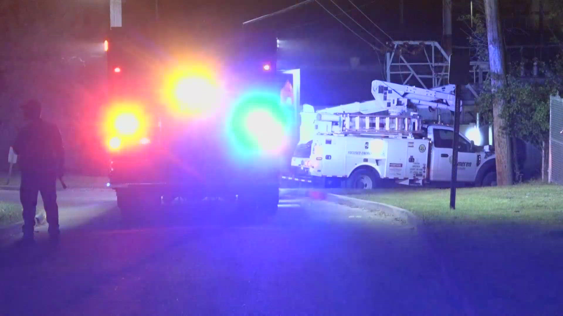 A person was hospitalized early Friday morning after being electrocuted at an Ameren substation in north St. Louis County.