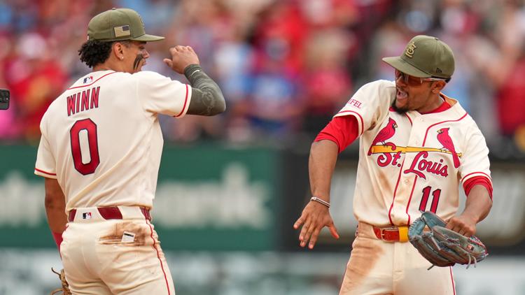 Burleson, Winn spark Cardinals to 4-2 victory over Royals in Game 2 of I-70 series | ksdk.com