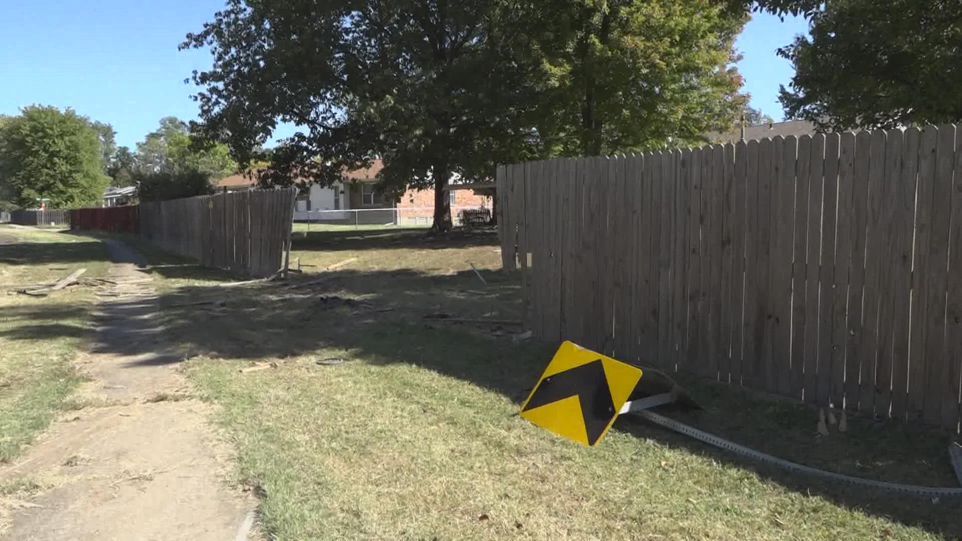 A St. Louis County man wants to see action after a car hit his property again this weekend. It's the fifth time it's happened in the past fifteen years.