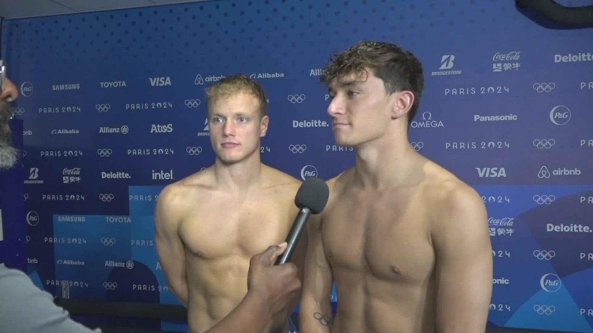 Tyler Downs and his partner came in 8th place in the Olympic synchronized 3-meter springboard final Friday. We spoke with him after the event.