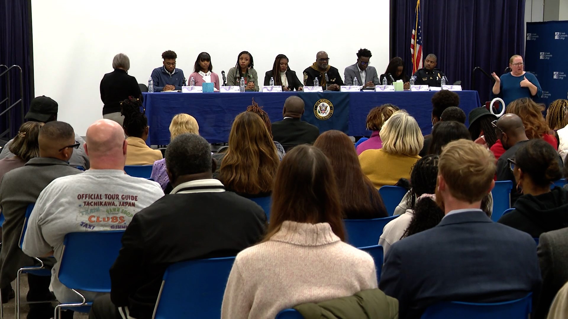 Elected officials, clergy members, parents and many others meet for town hall meeting to ensure school safety