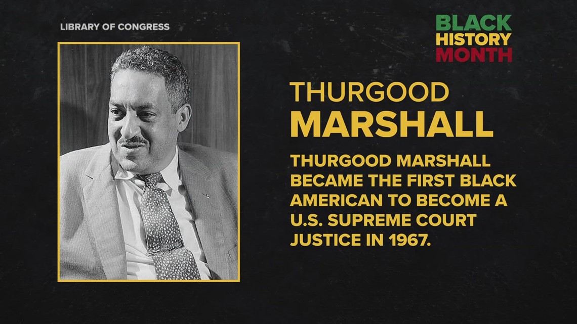 Marshall was the first best sale black supreme court justice