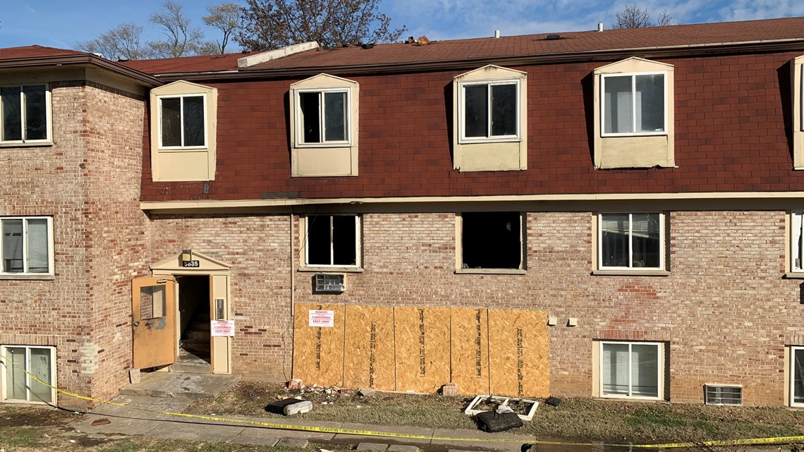5 treated after apartment fire in north St. Louis city | ksdk.com