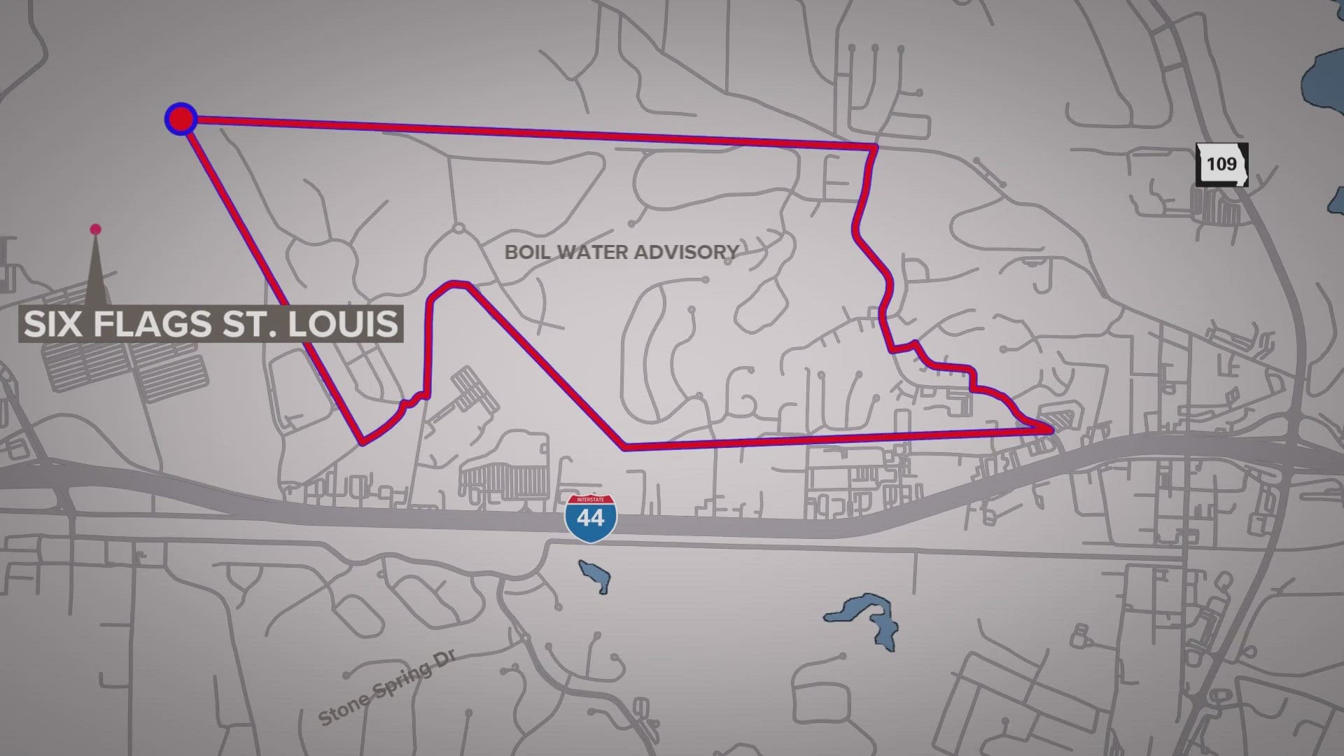 A boil water advisory has been issued for Eureka, Missouri, from Thursday night until Saturday night. It comes after a loss of pressure in the water system.