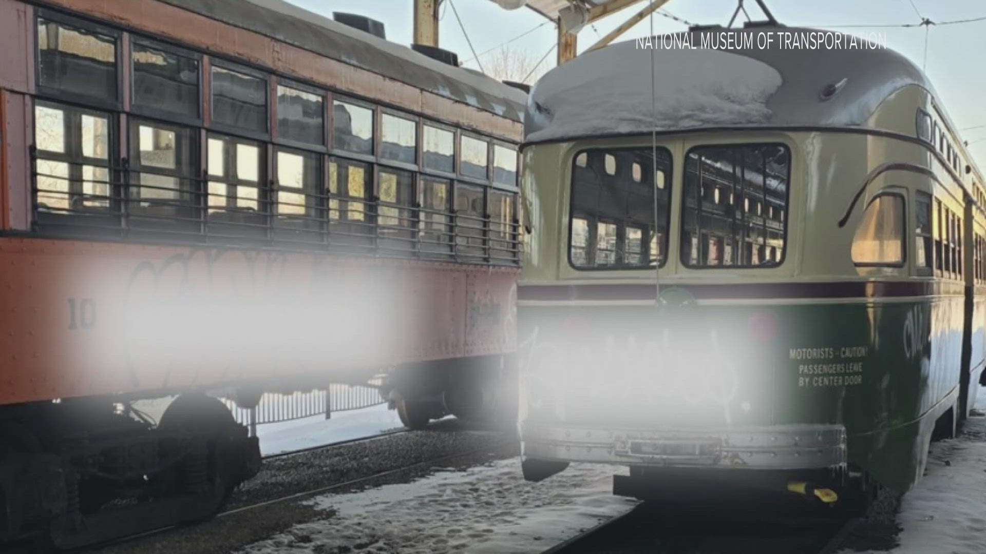 Generous donations save trolleys at national museum of transportation
