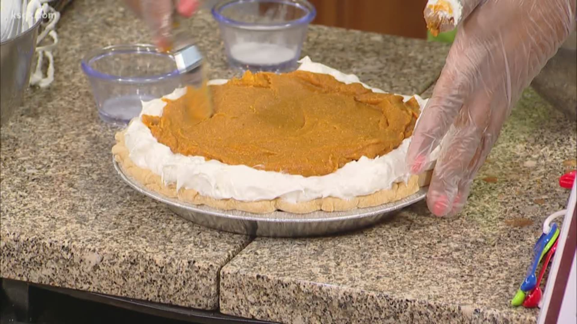 What’s better than a pumpkin pie? A double layer pumpkin pie from My Just Desserts!