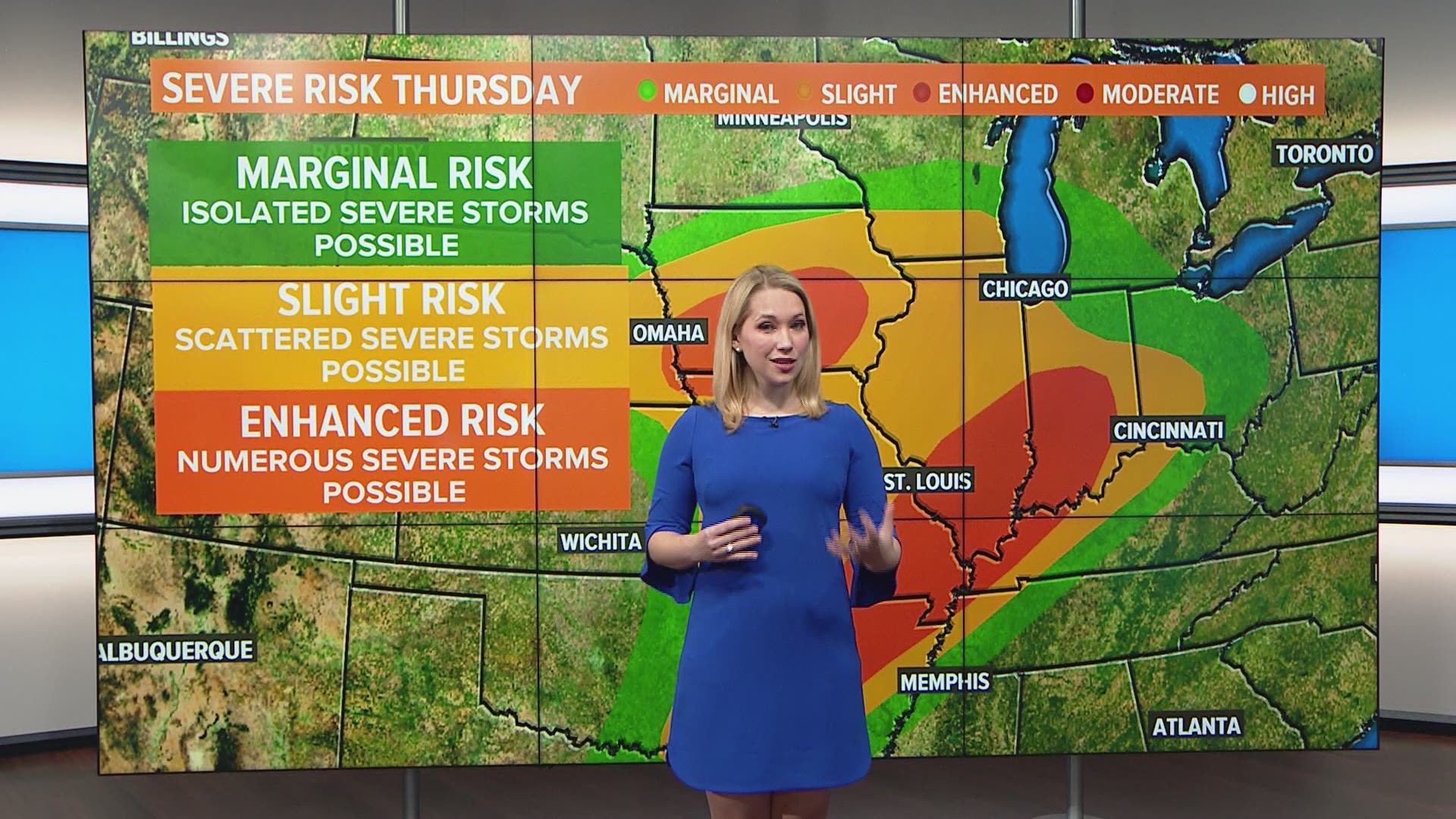 Wednesday evening weather