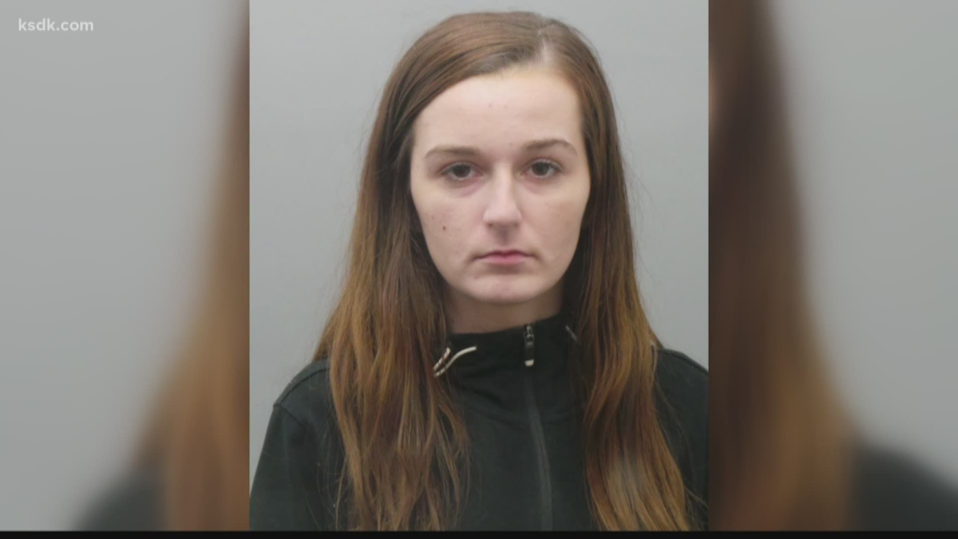 Ajla Zekan, 21, of St. Louis was arrested by St. Louis County Police during a traffic stop on Saturday.