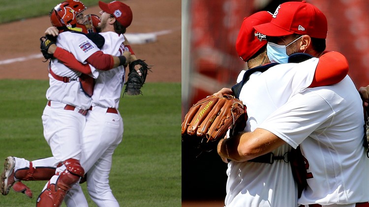 Know what you need? A Yadi-Waino hug.