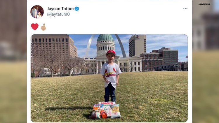 Jayson Tatum's Son Deuce Looks Like a Little MVP in Adorable