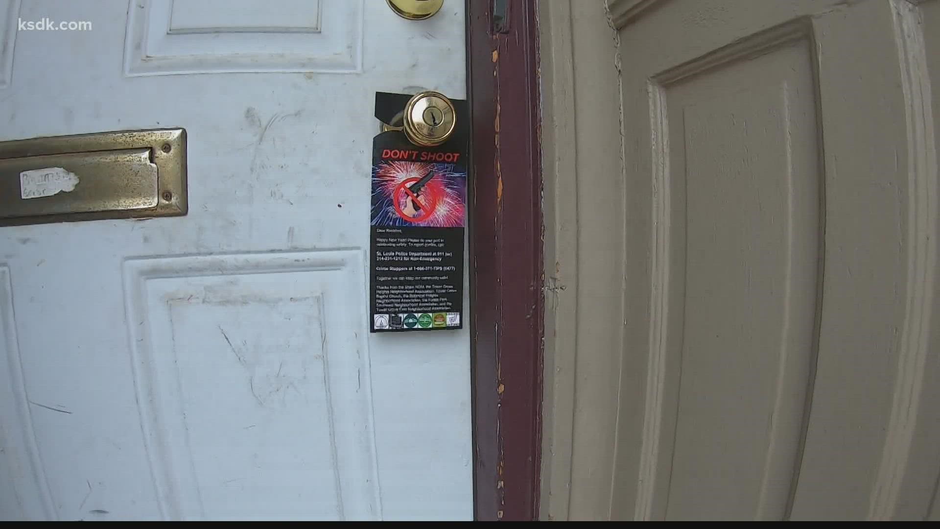 Many community organizations are spreading the message that New Year's Eve gunfire is not welcome. Police are patrolling for gunshots Friday night.