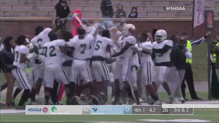 St. Mary's wins back-to-back Missouri State Football Championships
