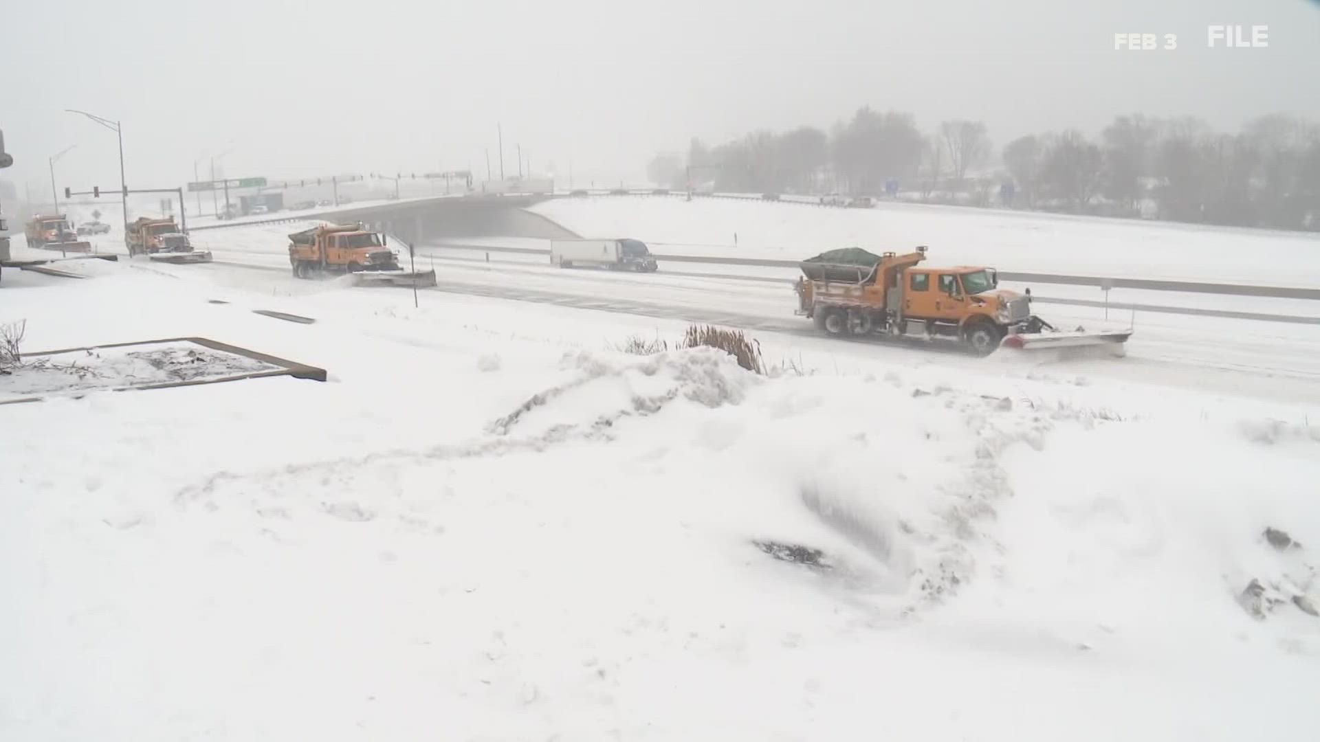 The Missouri Department of Transportation started winter weather drills on Thursday as they experience staffing shortages. IDOT is facing staffing shortages as well.