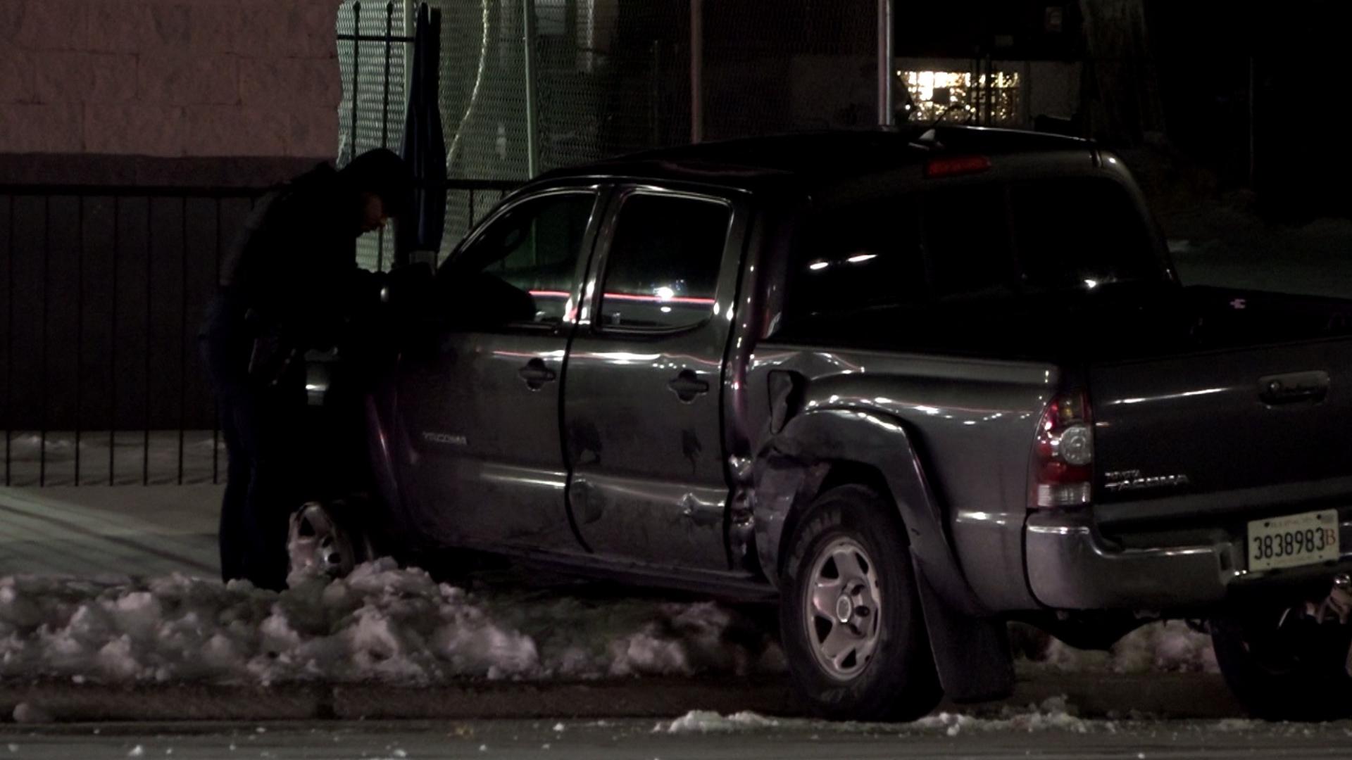Man struck by police vehicle after bi-state chase ends in crash | ksdk.com