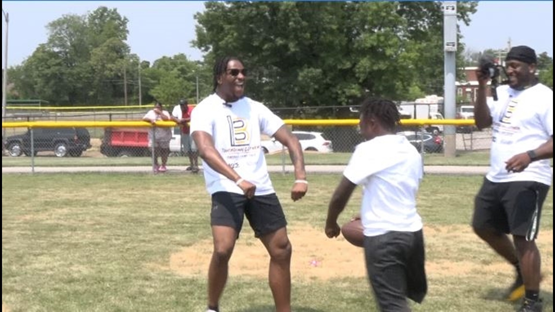 Mizzou football star Luther Burden is giving back to his hometown. He hosted a youth football camp Saturday at the Herbert Hoover Boys & Girls Club.