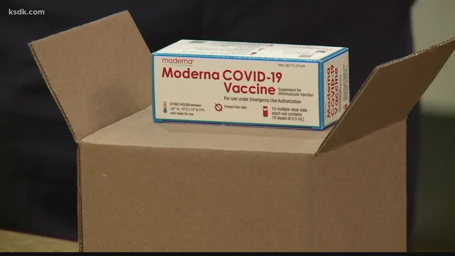 This comes as Tim Brinker says the number of vaccines sent to the region doesn't match population percentage
