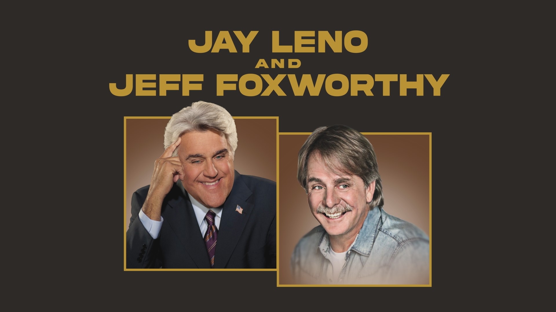 Jay Leno & Jeff Foxworthy at the Fox CommentToWin Sweepstakes