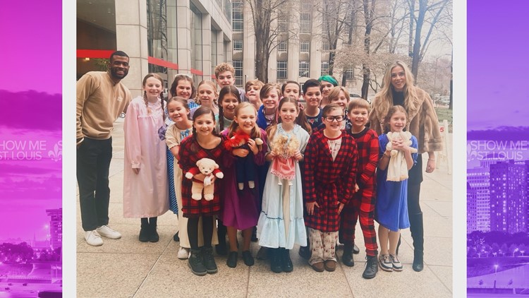 A Christmas Story: The Musical performs on Television Plaza