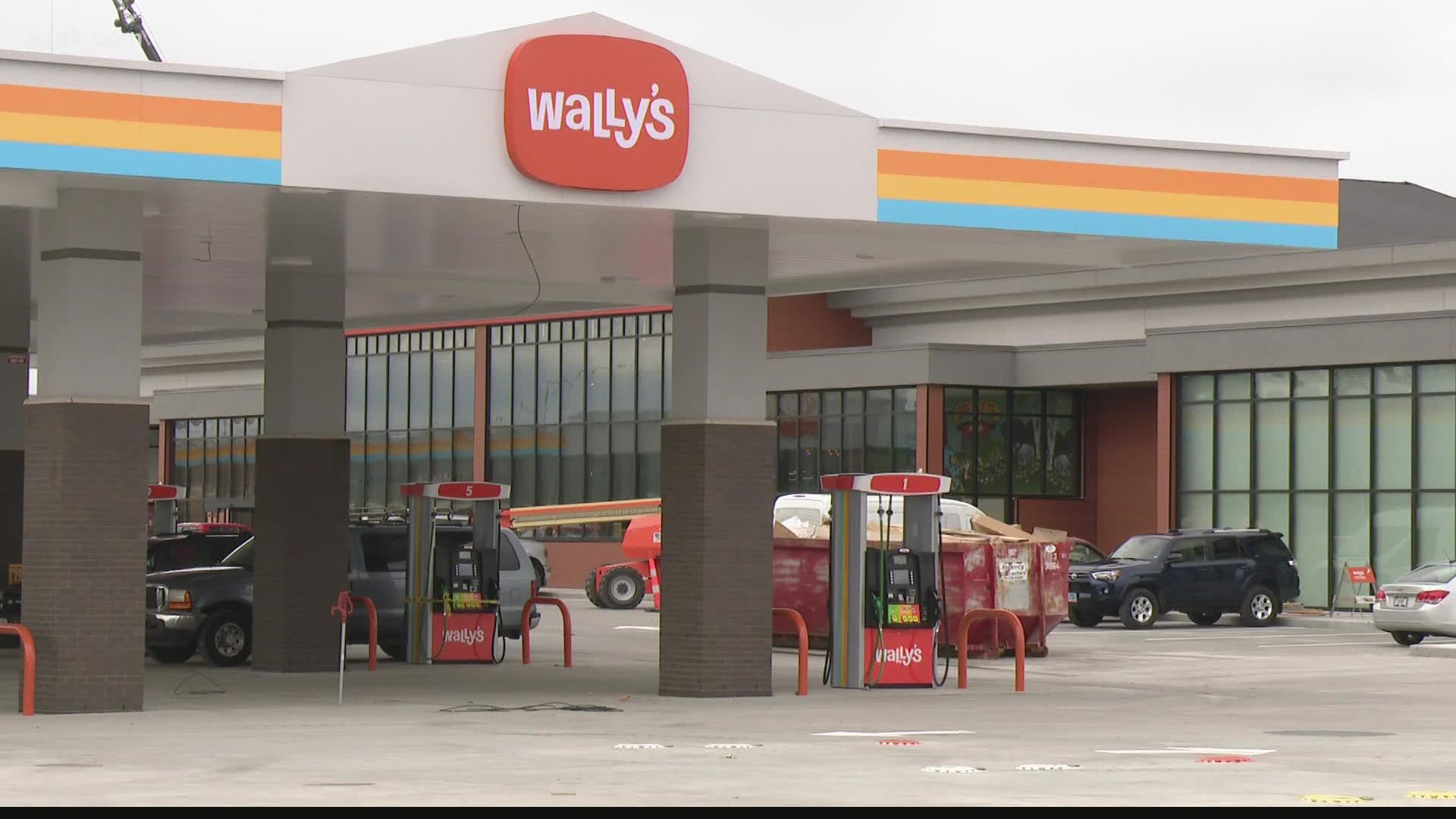 Wally's had their ribbon cutting ceremony Friday. It is the first Wally's location in the St. Louis area.