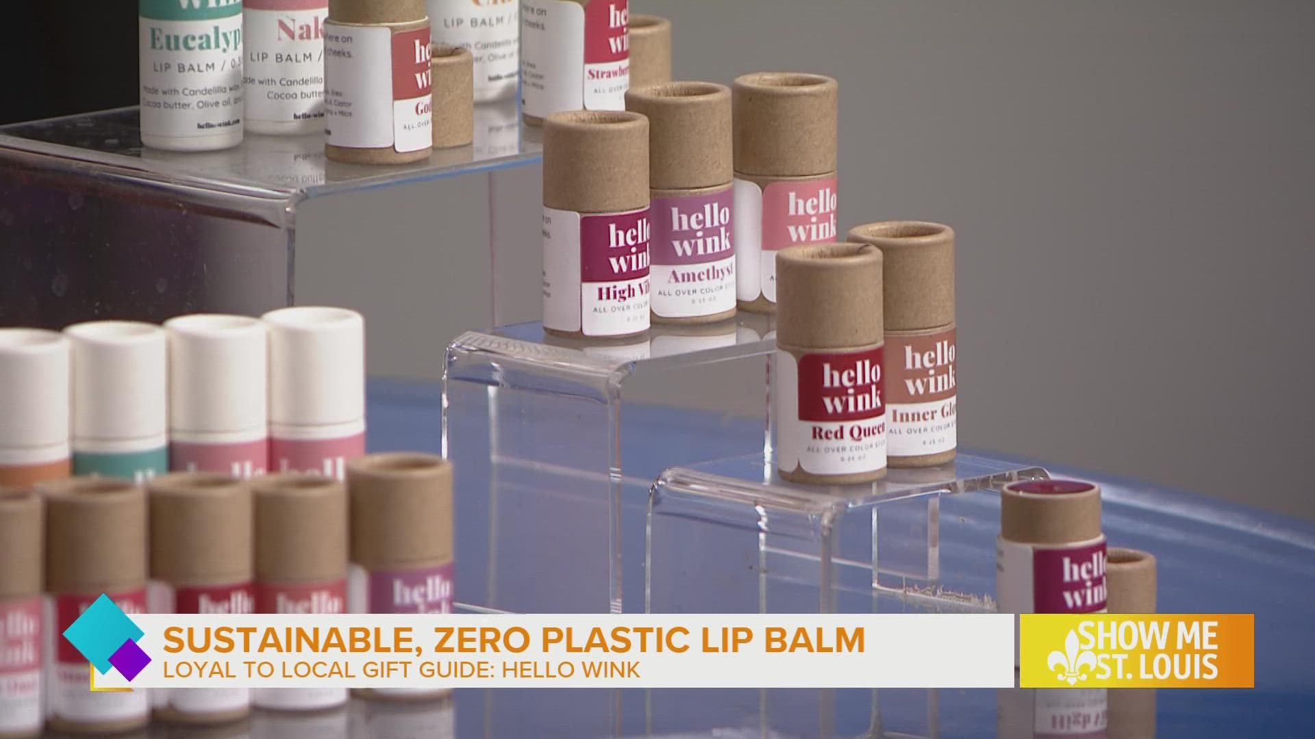 Hello Wink is a sustainable, zero plastic tinted lip balm line.