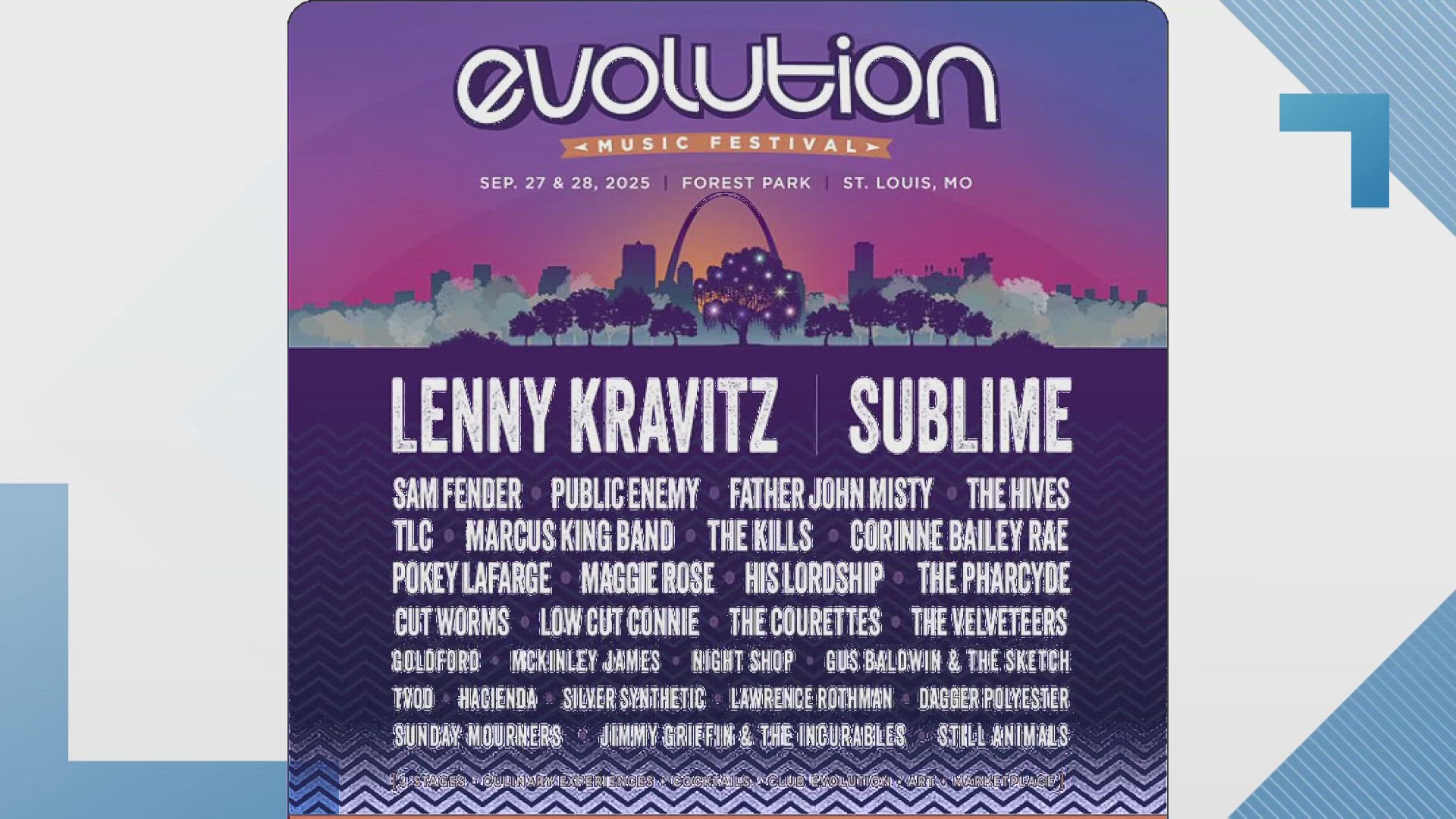 Evolution Music Festival returns Sept. 27-28 to Forest Park. Passes are on sale now.
