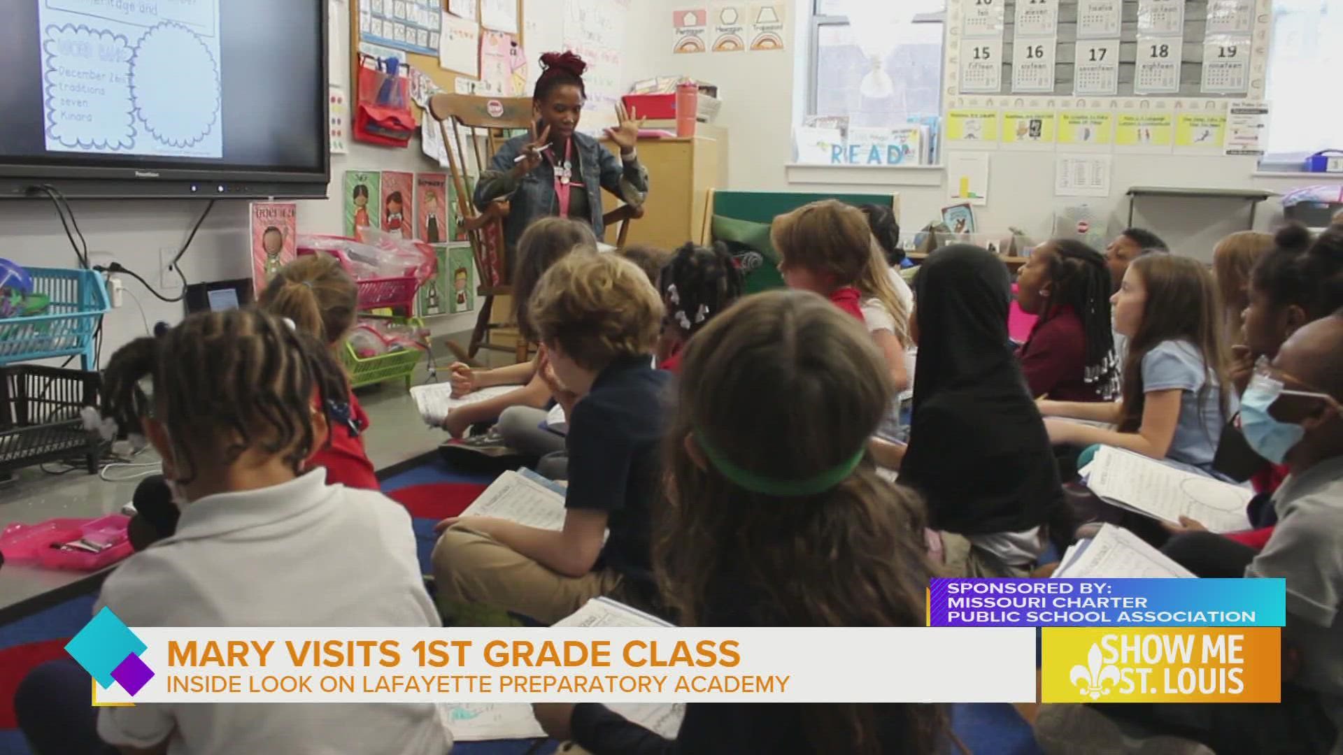 Changing Lives, Changing Communities Mary joins a 1st grade class at