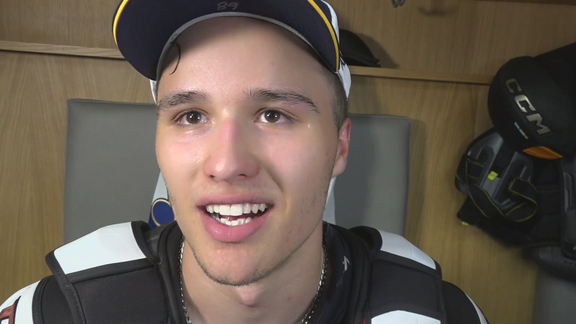 The Blues began their development camp today. First-round pick Justin Carbonneau is in attendance.