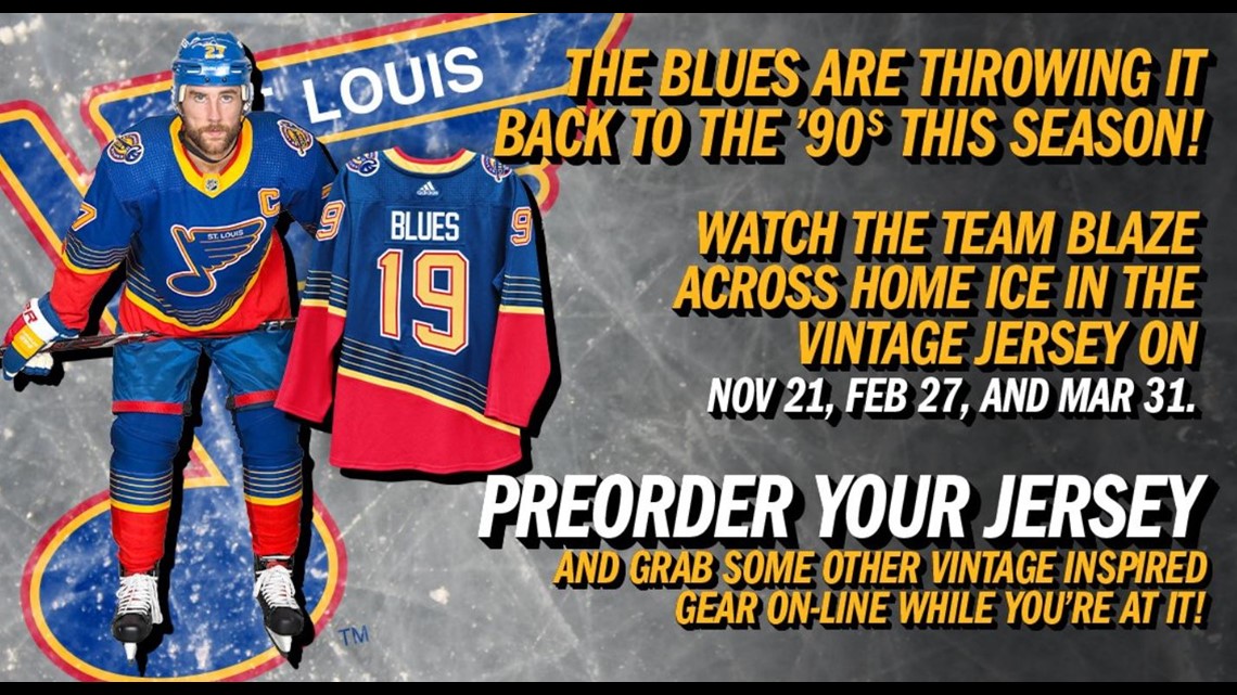 it can Irrigation bilayer The Blues reveal new vintage jersey for 2019-20 season | ksdk.com